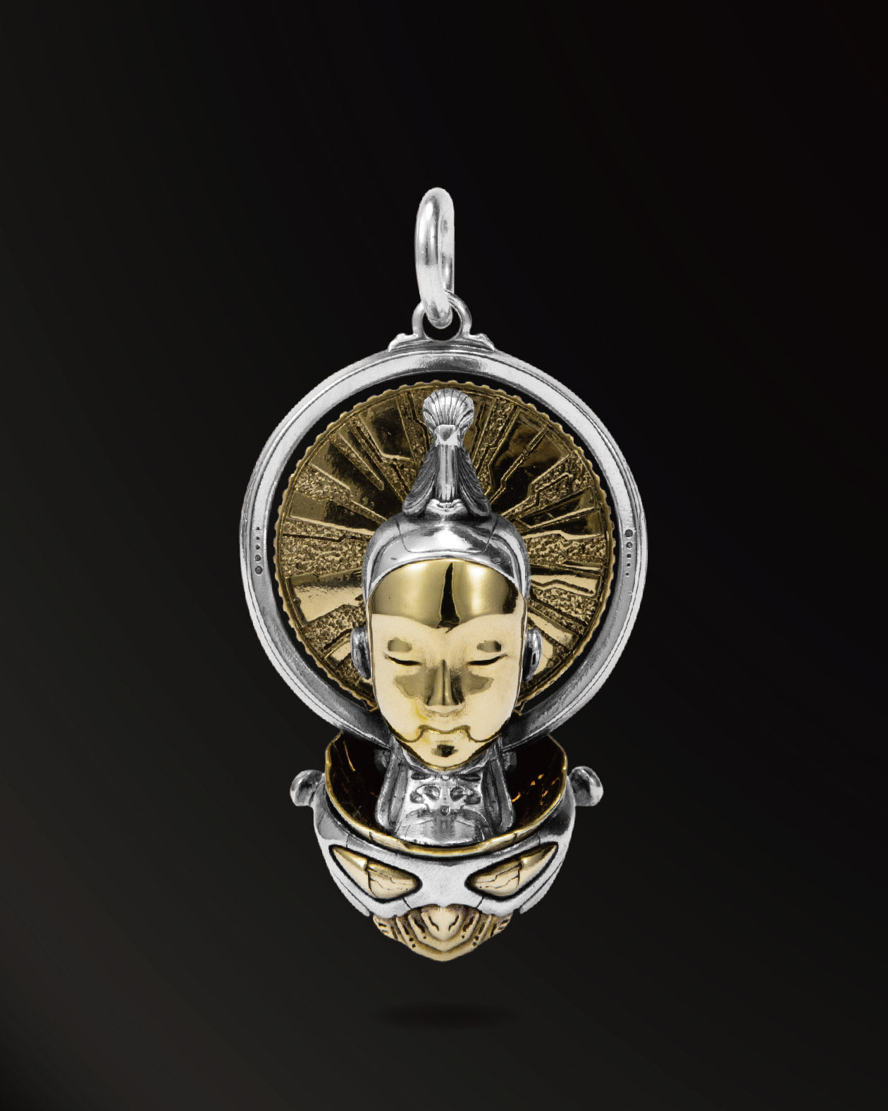 Planet Astronaut Amulet in 925 Silver – WUYIN2018