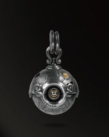 Insight Program Amulet in 925 Silver+18K Gold+Titanium