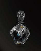 Insight Program Amulet in 925 Silver+18K Gold+Titanium