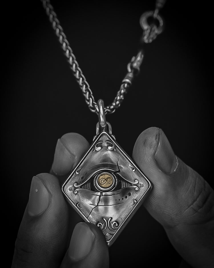 Eye of Eternity Amulet in 925 Silver