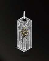 Origin of the light snake universe Amulet in 925 Silver