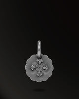 Immortal Flower Snake Amulet in 925 Silver+18K Gold