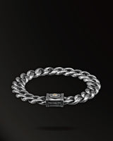 Infinite Stars Curb Chain Bracelet in 925 Silver+18K Gold