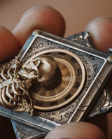 Holy Light Skull Amulet in 925 Silver