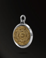 Infinite lucky coins Amulet in 925 Silver