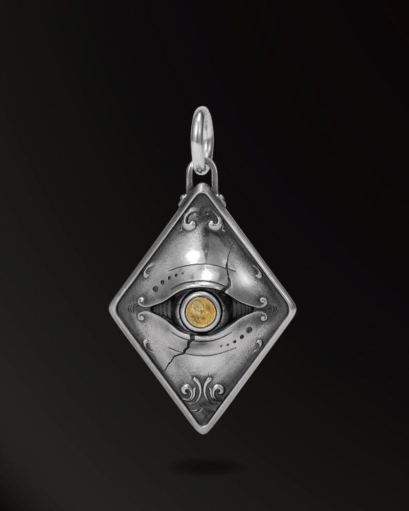 Eye of Eternity Amulet in 925 Silver