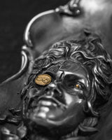 Feast Queen Medusa Amulet in 925 Silver+18K Gold