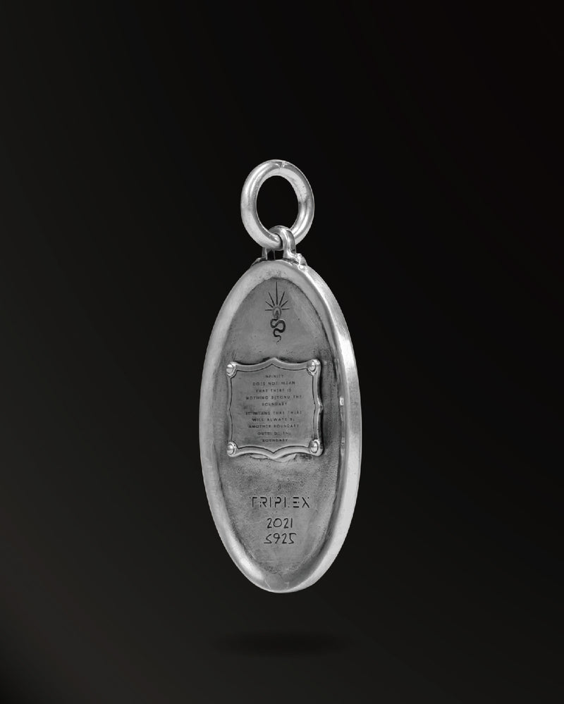 Eye of Light Amulet in 925 Silver