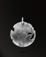 Shield of Horn Snake Amulet in 925 Silver