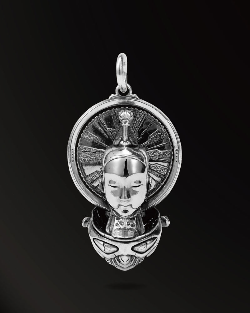 Buddha of Future1.0 Amulet in 925 Silver and Brass – WUYIN2018