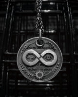 Infinity symbol Amulet in 925 Silver