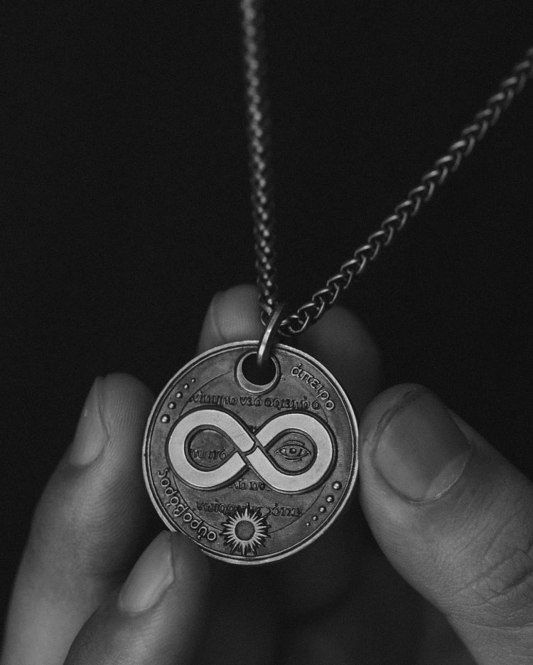 Infinity symbol Amulet in 925 Silver