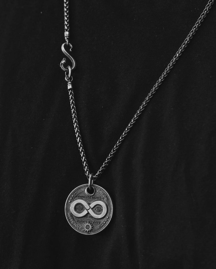 Infinity symbol Amulet in 925 Silver